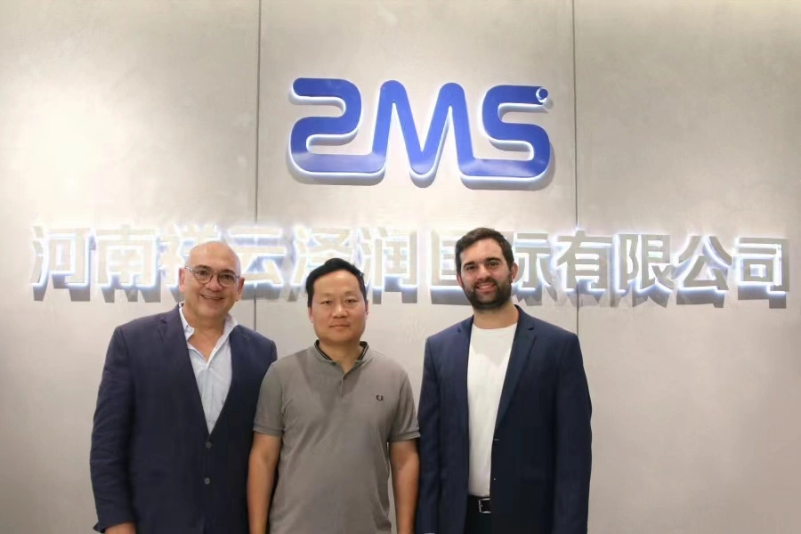 ZMS CEO with clients
